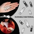 thumbnail image 3 of kurtrusly Kit de Réparation de Fermeture Éclair 85 Pcs Pinces d'Installation Fixer Fermetures Éclair Auto-Assemblage Antidérapant Remplacement Curseurs Sac Couture Bagage Sac à Main, 3 of 9