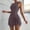 Purple, variant on jtjvou Women's Summer Sleeveless Bodycon Tie Waist Romper Skort Mini Tennis Athletic Dress Built Shorts Casual Vacation Dress Army Green XL