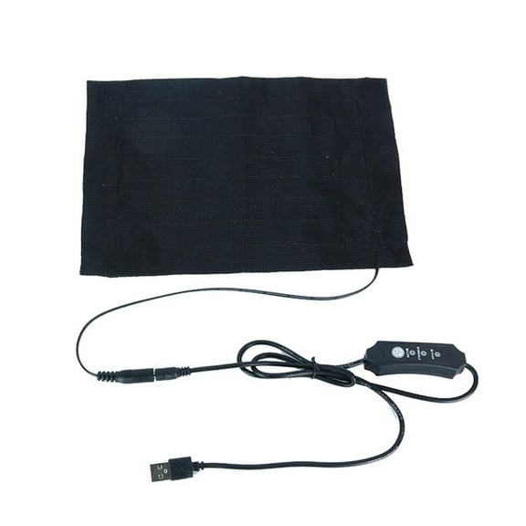 USB Heating Pad, 9.45 x 6.69 in, 3 Temperature Levels, Provides Targeted Warmth for Outdoor Activities, Ideal for Layering Inside Jackets and Vests in Cold Weather