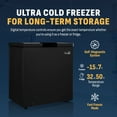 thumbnail image 4 of Newair 5 Cu. Ft. Mini Deep Chest Freezer and Refrigerator in Black with Digital Temperature Control, Fast Freeze Mode, 4 of 11
