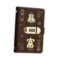 thumbnail image 2 of Abbracc Money Saving Binder Compact with Combination Lock with 100 Pieces Envelops Brown, 2 of 9