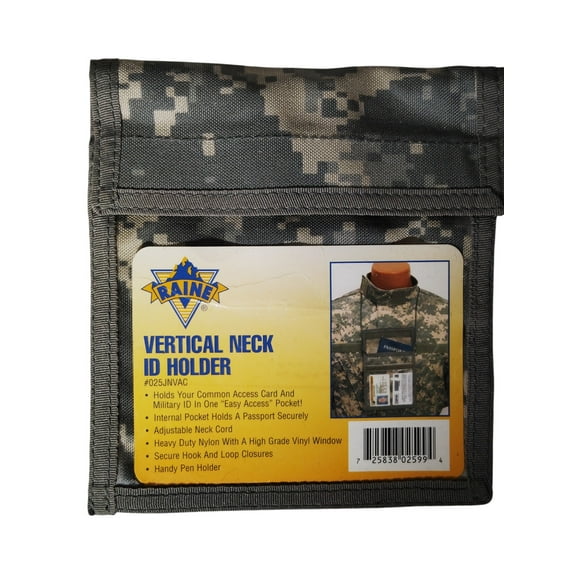 Raine #025JNVAC Vertical Neck ID/Passport Holder – ACU Digital Camo