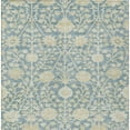 thumbnail image 5 of HomeRoots 603449 3 x 5 ft. Sky Blue & Beige Floral Washable Indoor & Outdoor Rectangle Area Rug, 5 of 5