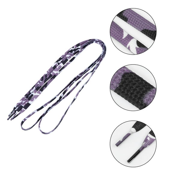 UNOMOR 10Pcs Shoes Accessories Grey Polyester Elastic Strings for Running Shoes