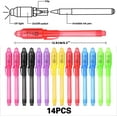 thumbnail image 2 of 14 Invisible Ink Pencils with UV Light Invisible Ink Pen -- Ideal Birthday Gift for Kids Boys Girls, 2 of 6