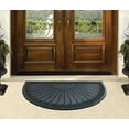 thumbnail image 6 of A1HC Pure Rubber Front Door Mat, Non-Slip Heavy-Duty Thin Profile Doormat with Sunburst Design, 30" x 48", Sunburst Black, 6 of 7