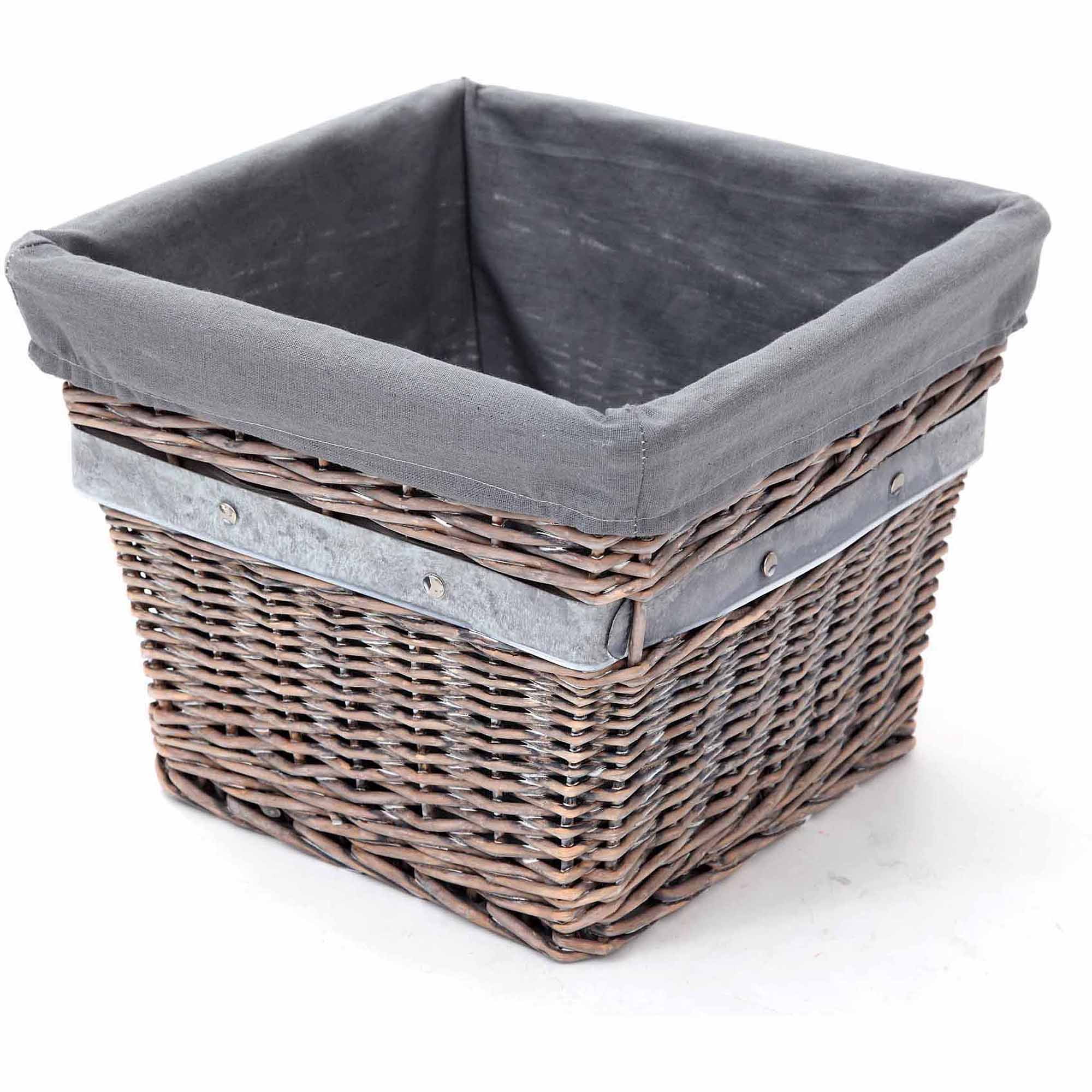 Smartcoco Cotton Rope Woven Storage Basket with Handle Toys Books Sundries Hanging Storage Holder Container Home Decoration