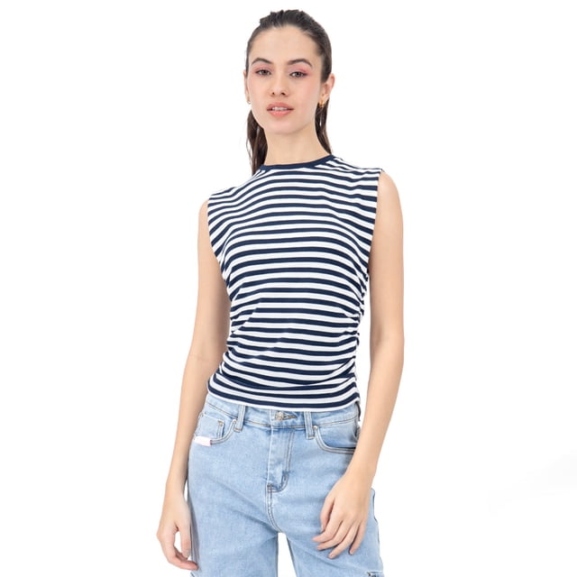 TOP PARA MUJER QUARRY LONG FIT CON RAYAS
