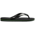 thumbnail image 3 of Havaianas Brazil Logo Men's Flip Flop Sandals - Black/Black, 11/12, 3 of 8