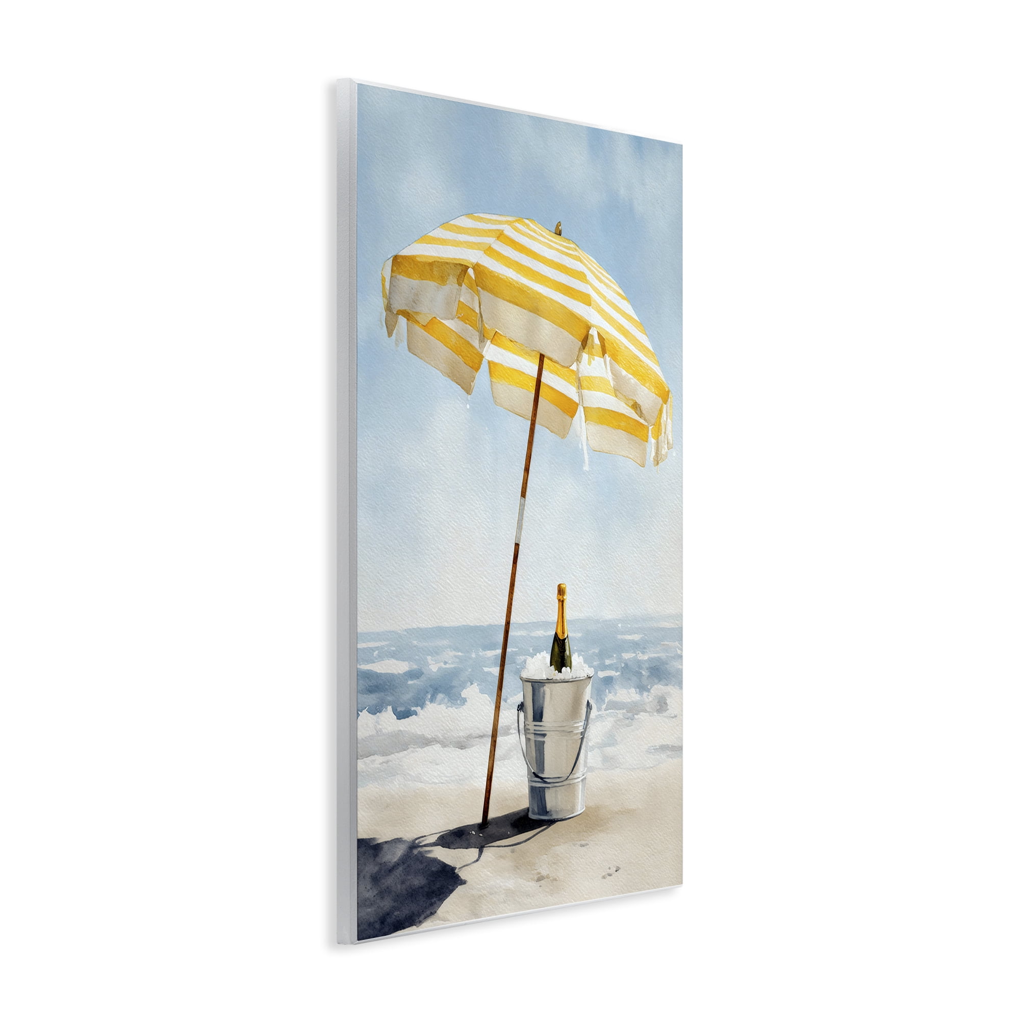 Stupell Industries Sunshine Celebration at Seaside Wall Plaque Art, design by Petal Prints Design
