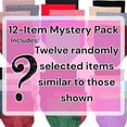 thumbnail image 2 of ToBeInStyle Women's Pack of 12 Randomly Assorted Plus Sized High Waisted Compression Briefs - 3X, 2 of 6