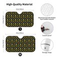 thumbnail image 3 of Fuzoiu Pineapple Print Car Windshield Sun Shade,Block Uv Rays Sunshade,Foldable Front Window Sun Visor Protector for Car,SUV,Truck-Keep Vehicle Cool-Pineapple, 3 of 8