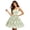 Green, variant on ROHUUQUE Women's Dirndl Dress Oktoberfest Lace Beer Festival TraditionalDresses Casual Holiday Party Dress Green