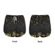 thumbnail image 3 of Balery Happy New Year Pantalones cortos deportivos para mujer con forro y dos bolsillos, elásticos, para entrenamiento, gimnasio, yoga-Small, 3 of 7