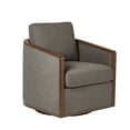 thumbnail image 2 of Better Homes & Gardens Windsor Swivel Accent Chair, Gray, 2 of 8