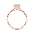 thumbnail image 3 of Mauli Jewels Women's 2 Carat Moissanite Diamond Engagement Ring 14K Rose Gold, 6-Prong Setting, 3 of 6