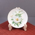 thumbnail image 3 of HLONK Wood Easel 4PCS Wood Display Stand Plate Picture Frame Holder, 3 of 7