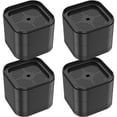thumbnail image 4 of 48Pcs Furniture Risers with Nonslip Bottom Adjustable Table Risers Stackable Bed Lifter Versatile Bed Raising Blocks for Table Desk Couch Chair Sofa Cabinet Bed Legs Black, 4 of 4