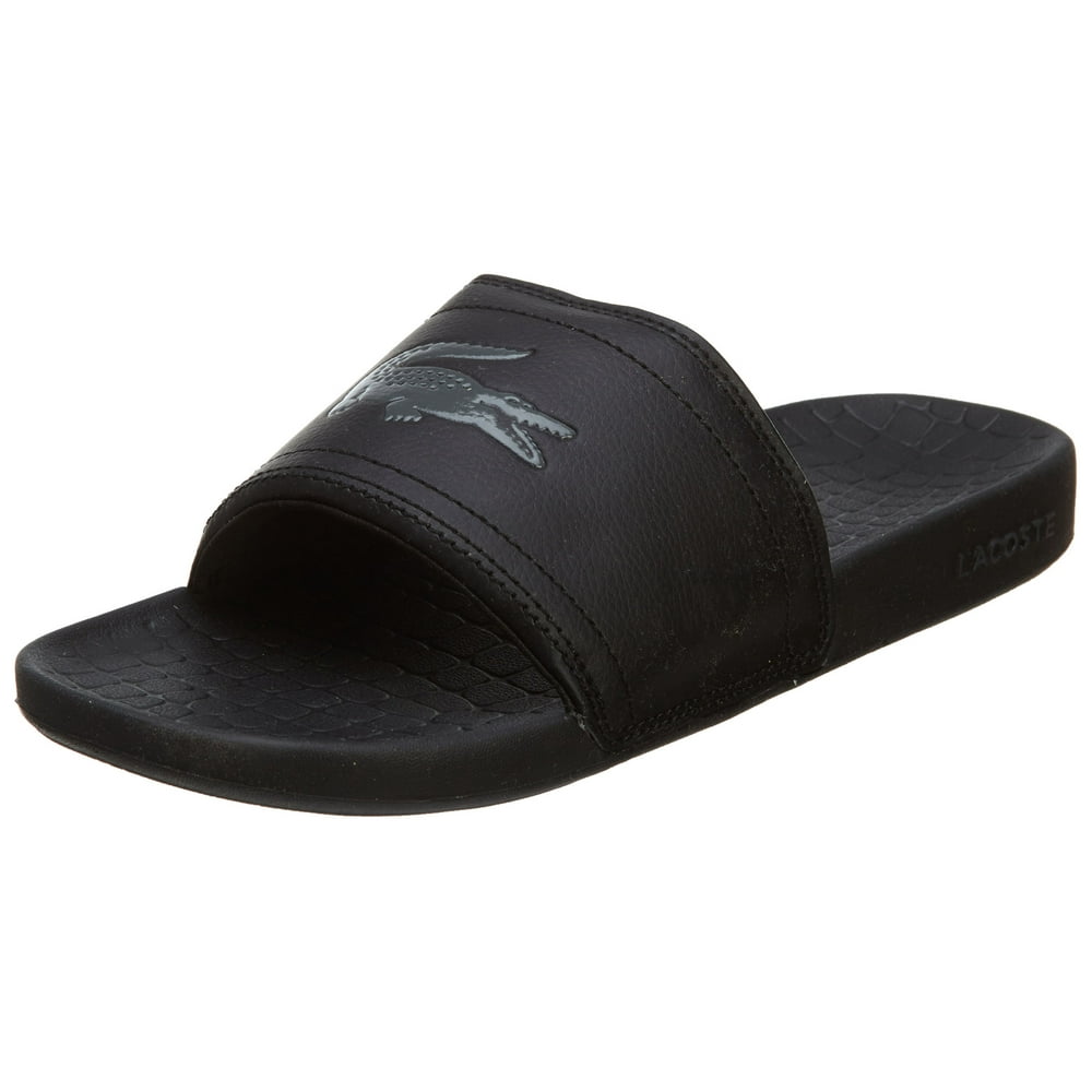 lacoste junior sliders