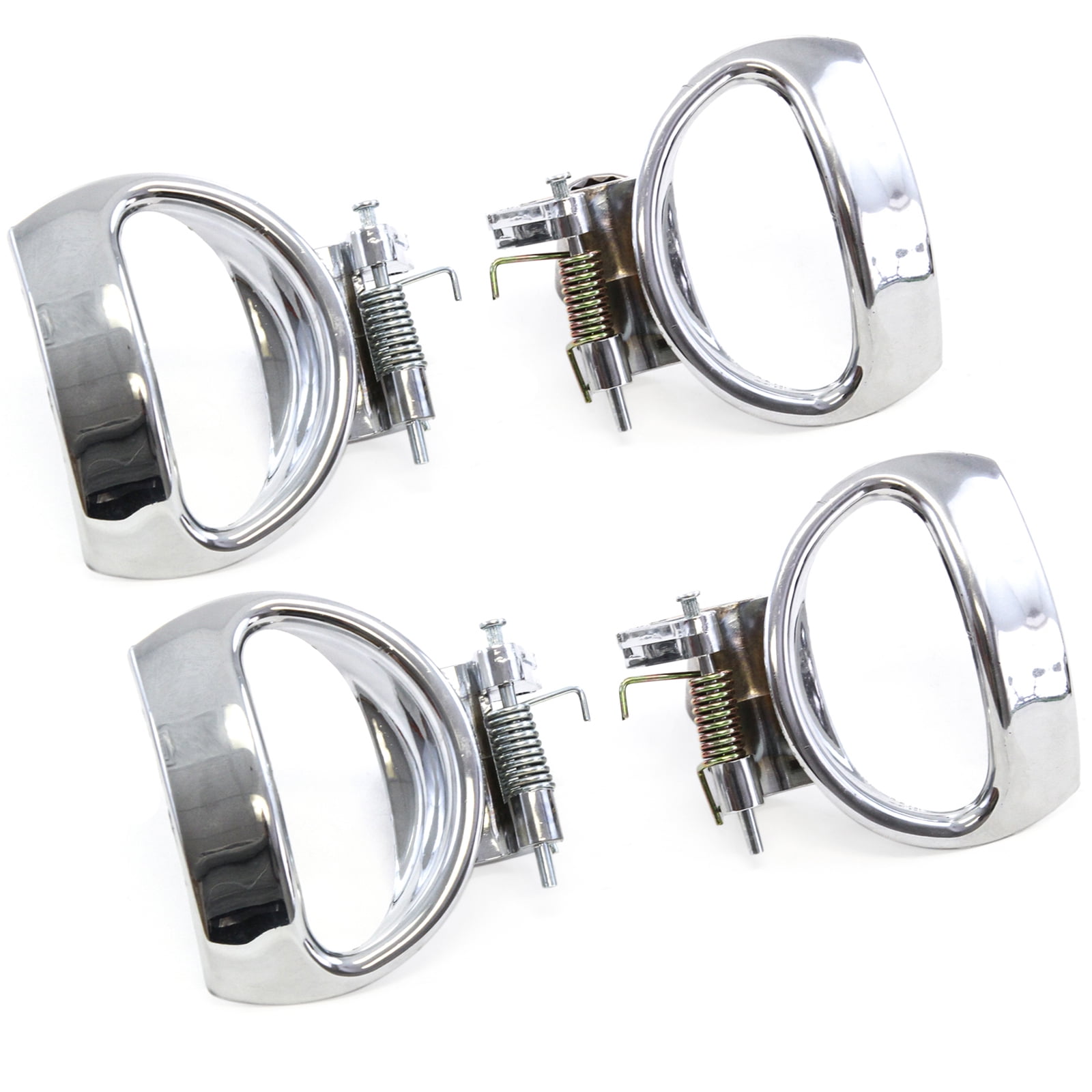 2 Door Handles Chrome Inside Interior Front Or Rear 1 Lh Left And 1 Rh Right For 2006 2011 Compatible With Chevy Hhr Walmart Com