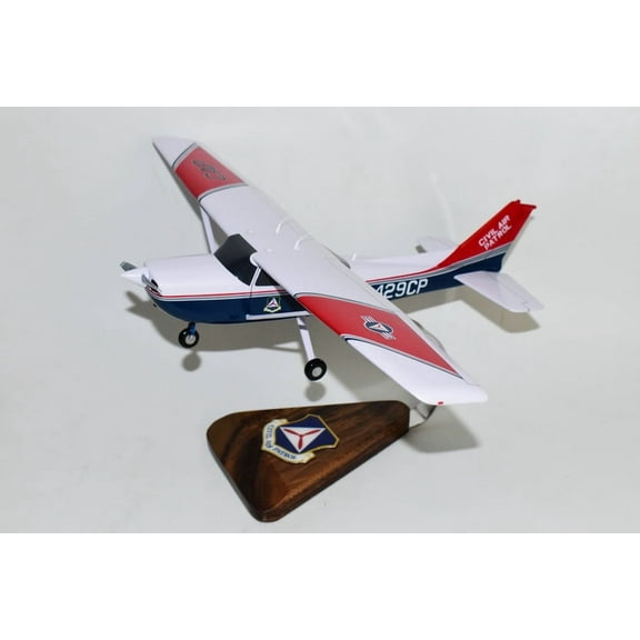 Cessna® 172 Skyhawk, Civil Air Patrol, 18in Mahogany Model