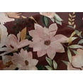thumbnail image 4 of oneOone Cotton Silk Maroon Fabric Florals Sewing Material Print Fabric By The Yard 42 Inch Wide, 4 of 4