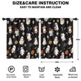 thumbnail image 2 of Blackout Kids Curtains,Costumed Ghost Halloween Pattern Childrens Insulated Curtains Set Of 2,Bedroom Essentials,Toddler Room Decor 52"x63", 2 of 5