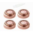 thumbnail image 1 of 3 Set， 4 Piece Flawless Hair Remover Replacement Heads with 1 Brush For Count Replacing Blades Cleaning, 1 of 6