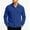 Blue, variant on Men's Waffle Knit Jacket Lapel Collar Loose Fit Relaxed Solid Color Pockets Long Sleeve Casual Fashion Everyday Soft Lightweight Coat Outerwear Windcheater for Men