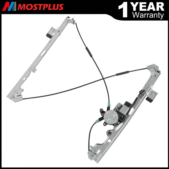 MOSTPLUS Front Passenger Side Power Window Regulator w/ Motor for Chevy GMC Cadillac