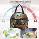 thumbnail image 4 of Disketp Maple Meditating Bear Lonchera Térmica para Mujer y Hombre, Bolsa de Almuerzo Reutilizable e Impermeable para Trabajo, Viajes y Picnic, 4 of 7