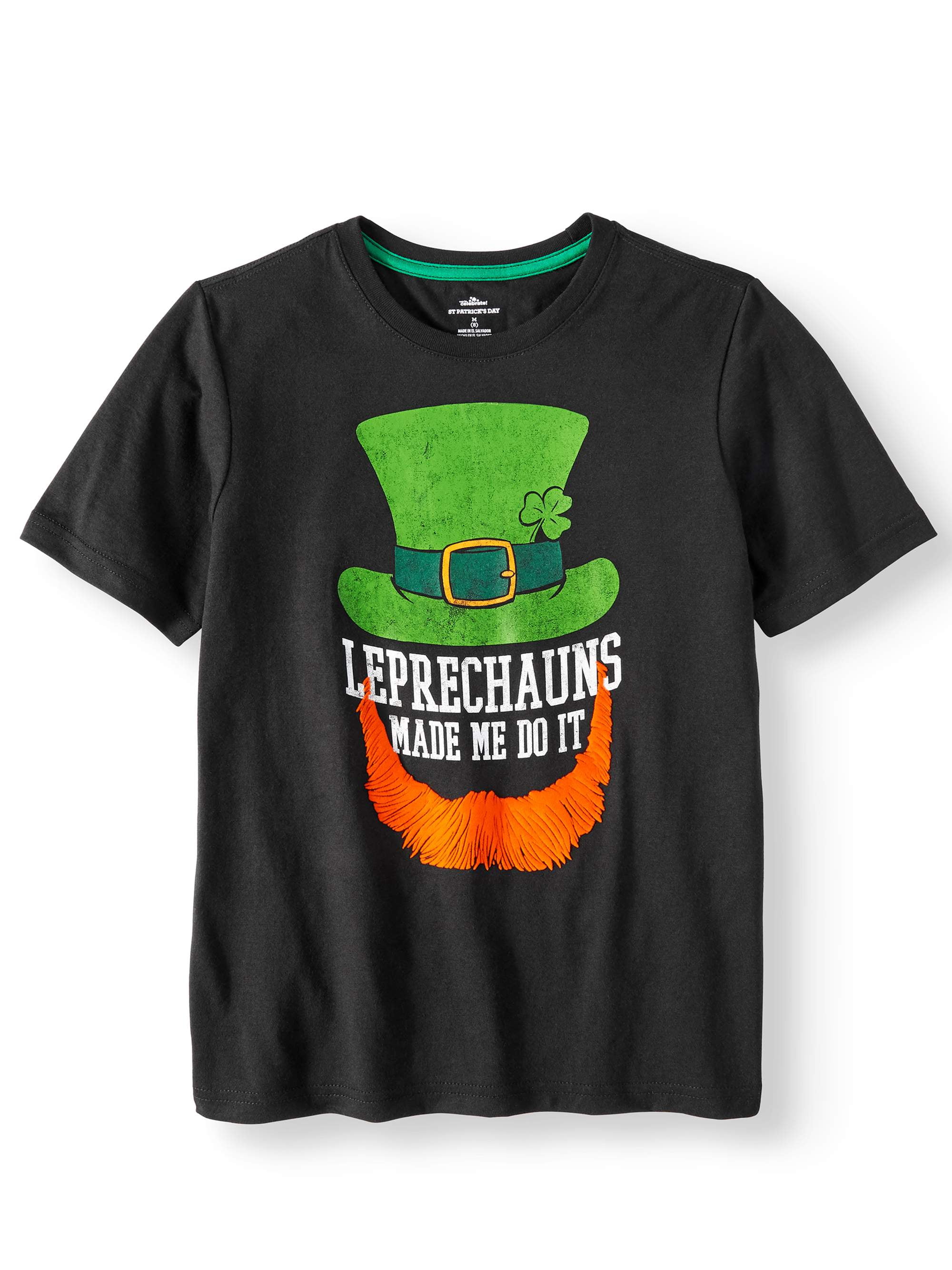 Boys st. patrick's day graphic seasonal short sleeve tee (little boy and big boy)