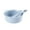 Blue, variant on Visland 2Pcs/Set Unbreakable Kids Bowls -Microwave Dishwasher Safe- Wheat Straw Snack Bowl Sets for Kids/Toddler/Children/Baby Feeding - Bowls and Spoons, Lightweight and Durable