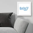 thumbnail image 5 of Gallery Pops Bluey - Logo Wall Art, White Framed Version, 12" x 12", 5 of 5