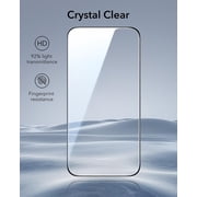 ESR 3-Pack Screen Protector Compatible with iPhone 18 Pro Max/17 Pro Max, Military-Grade 9H Hardness Tempered Glass with UltraFit Alignment Frame, Full Coverage