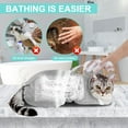 thumbnail image 4 of Cat Bathing Bag Adjustable Cat Grooming Net Bag Anti-bite & Anti-Scratch Cat Bath Washing Restraint Bag, Breathable Mesh Cat Grooming Bag for Shower, Nail Trimming, Injection, 4 of 9