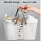 thumbnail image 2 of Advancent Cesta de ducha, bolsa de limpieza de plástico, práctica caja de almacenamiento multifuncional para de baño, suministros para Almacenamiento y organización del hogar Gris, 2 of 6