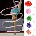 thumbnail image 4 of Cheers 4M Colorful Dance Ribbon Gym Rhythmic Art Gymnastic Streamer Twirling Rod Stick, 4 of 7