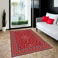 thumbnail image 5 of LaModaHome Stain Resistant Vintage Persian Rug – Easy-Clean Boho Mat for Living Room, Kitchen, Slip-Resistant Design, 5 of 5