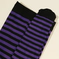 thumbnail image 5 of Fgnfyis Women's Halloween Tights with Striped Pattern for Party and Elegant Shaping Purple One Size, 5 of 5