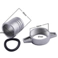 thumbnail image 3 of Water Pumps Fittings 2 Inch Aluminum Pipe Connecting Wrench with Rubber Gasket Pump Connector Pipe, 3 of 5