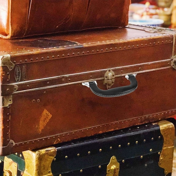 Phenofice Pull Handle Replacement For Handbags Black Plastic 2Pcs