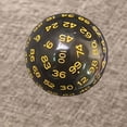 thumbnail image 6 of D-GROEE 100 Sided Polyhedral Dice D100 Game Dice with Colorful Numbers 100 Sided Round with Black Pouch, 6 of 8