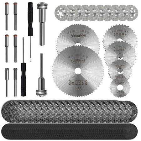 

Cutting Discs Set for Tool Accessories 106PCS HSS Circular Saw Blades Resin Cutting Discs Diamond Cutting Wheel