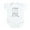 Cloud White, variant on CafePress - If You Think Im Cute (Left Arrow) Infant Body Suit - Baby Light Bodysuit, Size Newborn - 24 Months