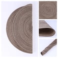 thumbnail image 2 of Unique Bargains Farmhouse Placemats Set of 6 Woven Placemats Coffee, 2 of 6