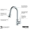 thumbnail image 5 of Karran Usa Kkf240 Weybridge 1.8 GPM Single Hole Kitchen Faucet - Stainless Steel, 5 of 5