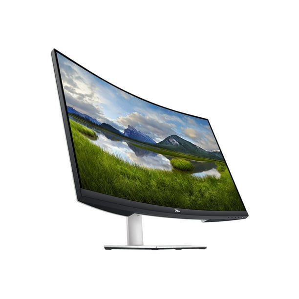 Dell 32 曲面 4K UHD モニター - S3221QS Dell S3221QS 32 Inch Curved 4K UHD, VA Ultra-Thin Bezel Monitor