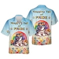 thumbnail image 3 of Wagging Tail Alaskan Malamute Celebrates Rainbow Pride Month LGBT LGBTQ+ Hawaiian Shirt Breathable Summer Unisex Merch Alaska Mal Dog Lovers Gifts - 01003, 3 of 6
