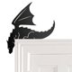 thumbnail image 1 of La Ventana Del Marco Puerta Topper Lindo Dragón Metal Reutilizable para Delantera Gabinete, 1 of 9